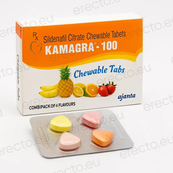 Kamagra 100 mg Chewable Tablets